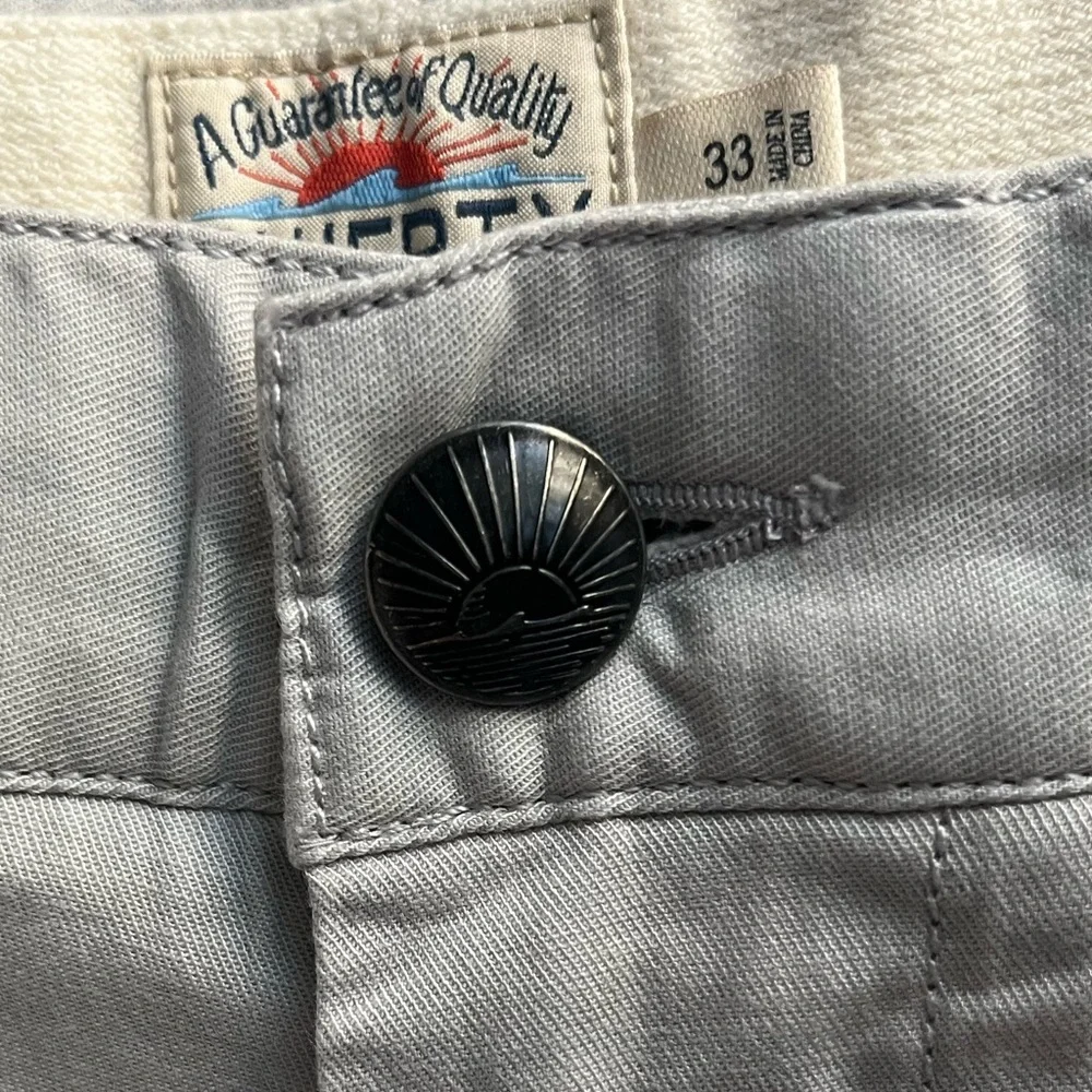 Faherty Light Grey Shorts Sz 33
